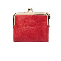 Vintage Kiss Lock Compact Wallet-Red-State of Style