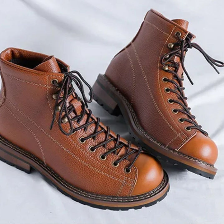 Vintage Leather Boots Benedict – Durable British-Inspired Style-5.0-State of Style