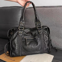 Vintage Leather Handbag - Marisol-State of Style