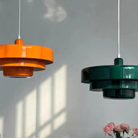 Vintage LED Pendant Light - TimelessGlow-Green-Cool White-State of Style