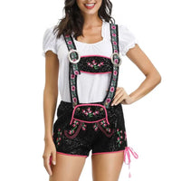 Vintage Lederhosen Gisela – Embroidered Bavarian Oktoberfest Costume-M-State of Style