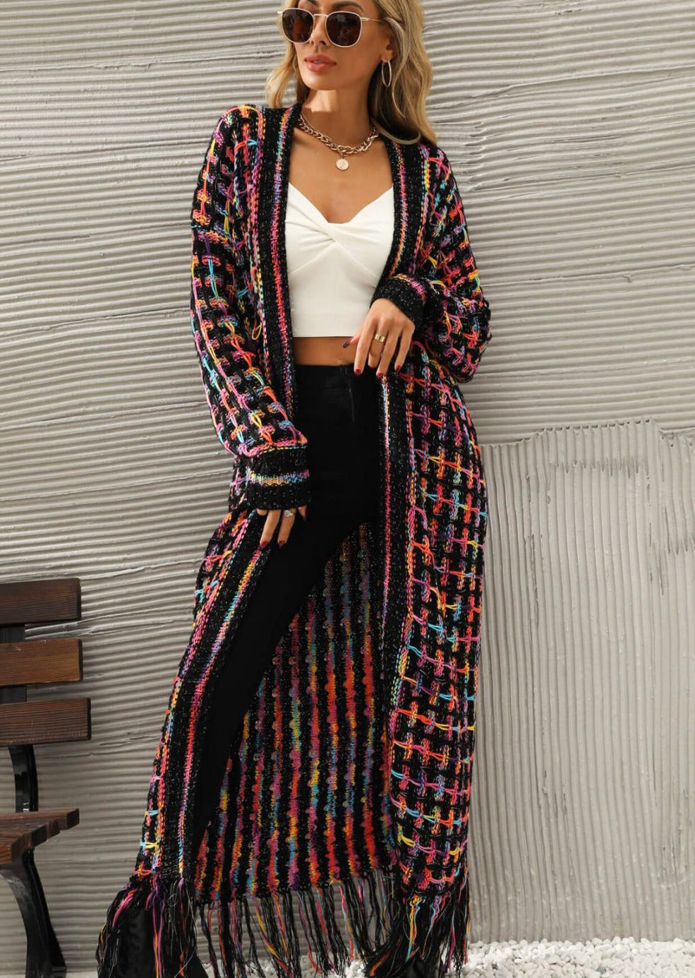 Vintage Long Vest - Livia-S-State of Style