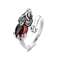 Vintage Lucky Pixiu Ring | Wealth & Protection Jewellery-State of Style