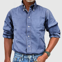 Vintage Men's Shirt - Dario-Blue-S-State of Style