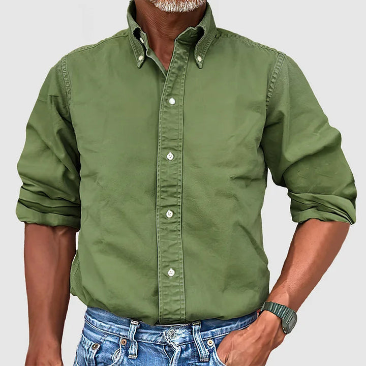 Vintage Men's Shirt - Dario-Green-S-State of Style
