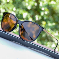 Vintage Polarised Luxury Sunglasses-Black Brown-State of Style