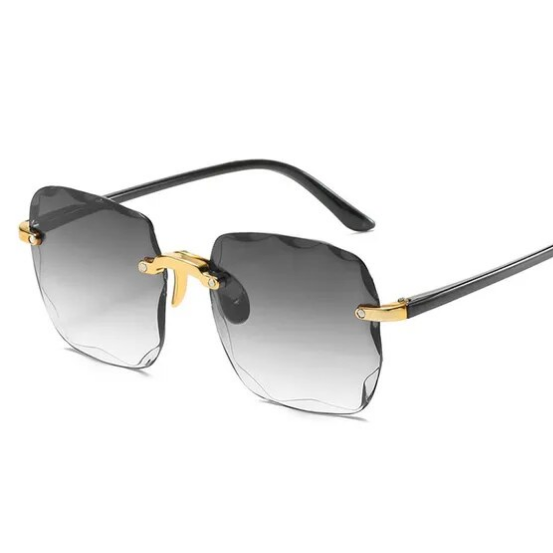 Vintage Rimless Sunglasses-1-State of Style