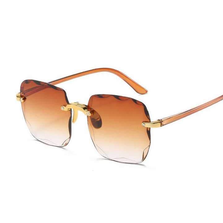 Vintage Rimless Sunglasses-2-State of Style