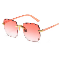 Vintage Rimless Sunglasses-5-State of Style