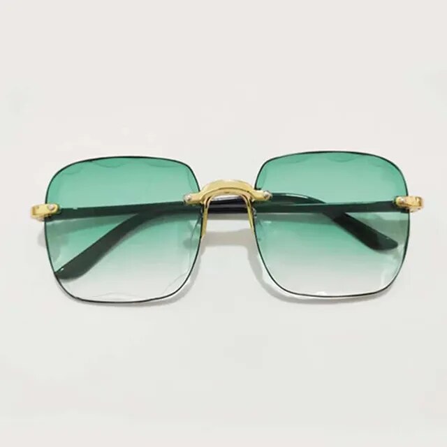Vintage Rimless Sunglasses-7-State of Style
