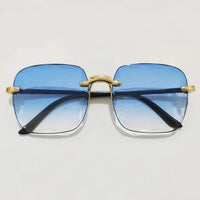 Vintage Rimless Sunglasses-8-State of Style