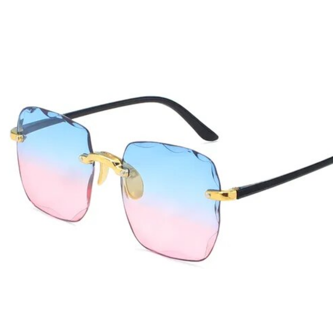 Vintage Rimless Sunglasses-9-State of Style