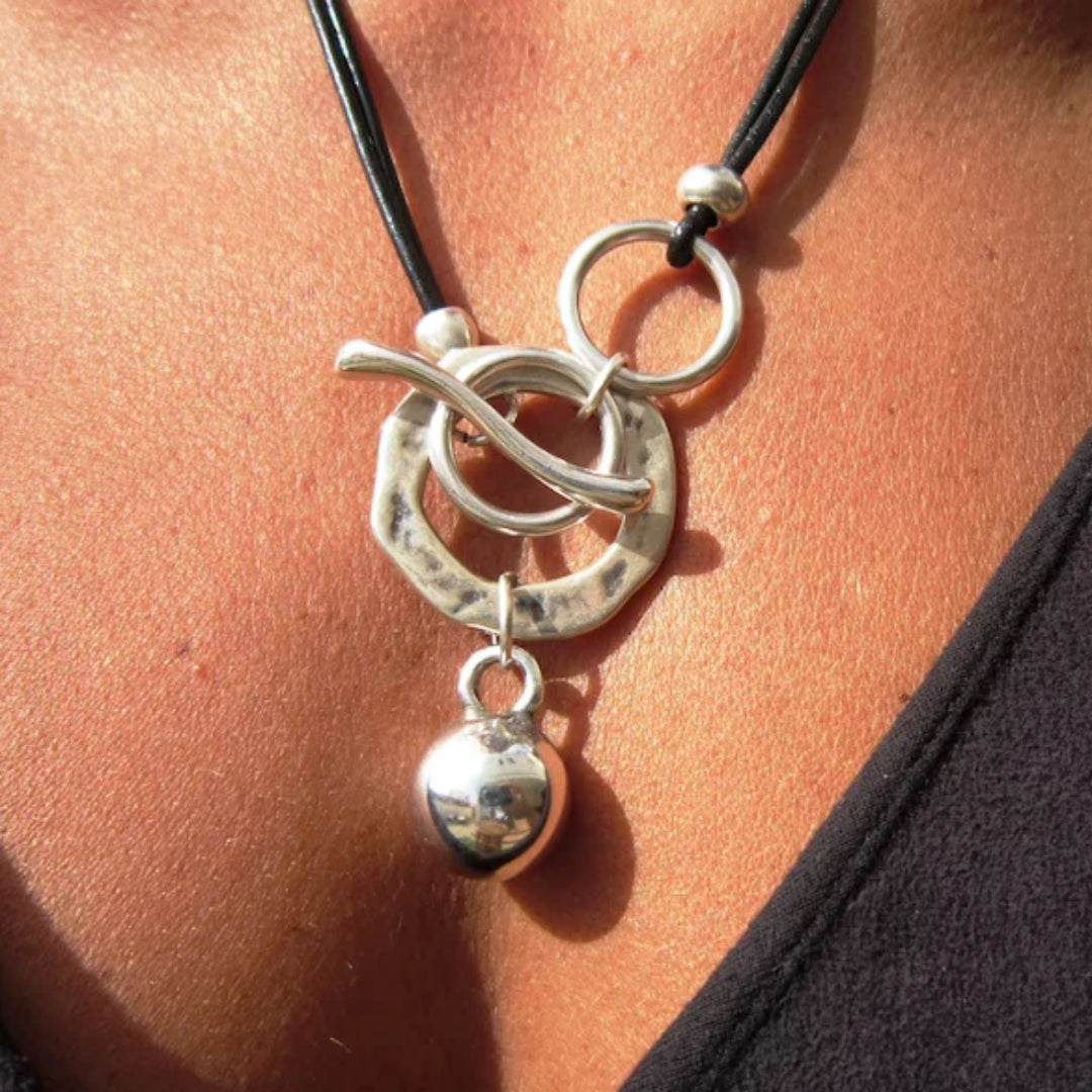 Vintage Silver Necklace - Elina-State of Style