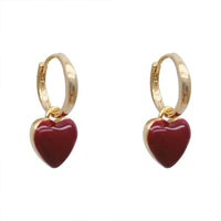 VINTAGE SPLIT HEART DROP EARRINGS | WOMEN'S JEWELLERY-State of Style