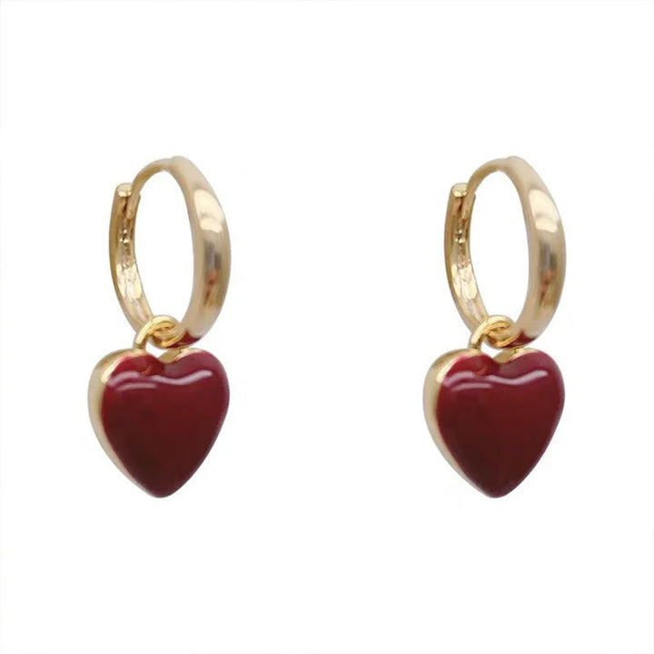 VINTAGE SPLIT HEART DROP EARRINGS | WOMEN'S JEWELLERY-State of Style