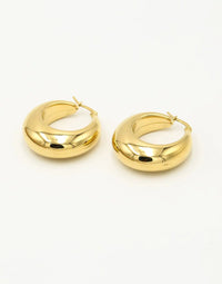Vintage Style Hoop Earrings-Gold-plated-State of Style