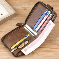 Vintage-Style PU Leather Wallet – Compact & Stylish-Black-State of Style