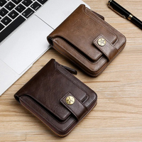 Vintage-Style PU Leather Wallet – Compact & Stylish-Black-State of Style