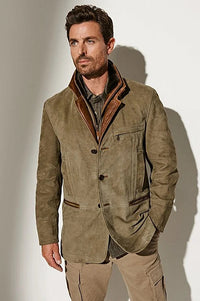 Vintage Suede Men's Jacket with Lining – Noam-S-State of Style