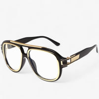 Vintage sunglasses with skin-friendly design – Lumis-Transparent Black-State of Style