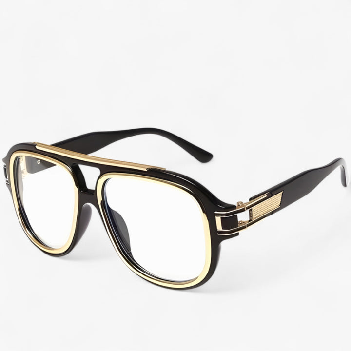 Vintage sunglasses with skin-friendly design – Lumis-Transparent Black-State of Style