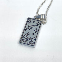 Vintage Tarot Card Good Luck Pendant - Seraphina-Star-Silver-State of Style
