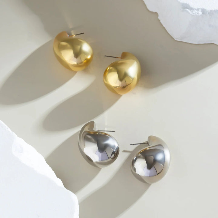 Vintage Teardrop Earrings - Aurielle-Gold-State of Style