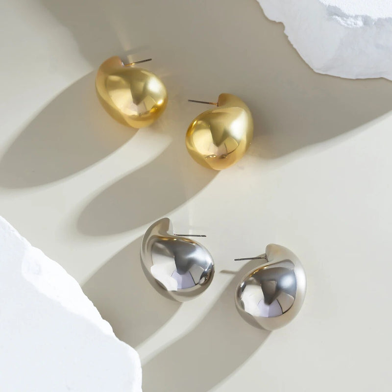 Vintage Teardrop Earrings - Aurielle-Gold-State of Style