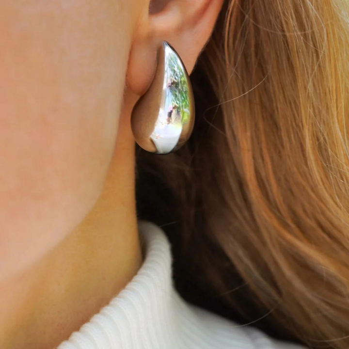 Vintage Teardrop Earrings - Aurielle-Gold-State of Style