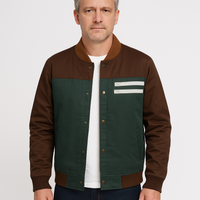 Light men's bomber transition jacket in vintage look – Adrian