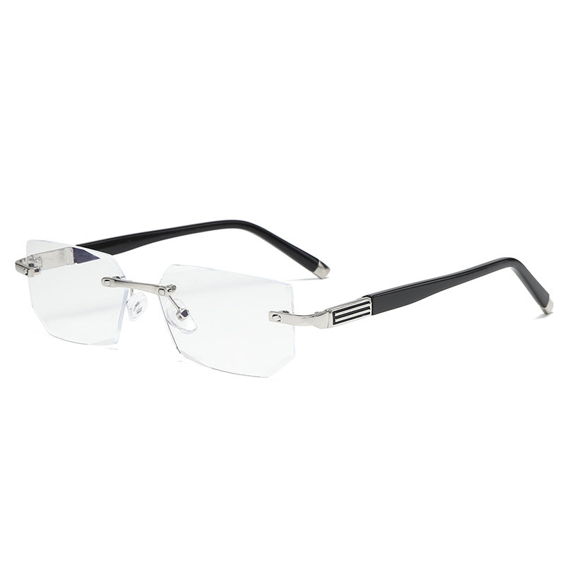 VisionPlus Multifocal Anti-Blue Light Reading Glasses-Silver-+1.00 / 40-44 years / 100°-State of Style