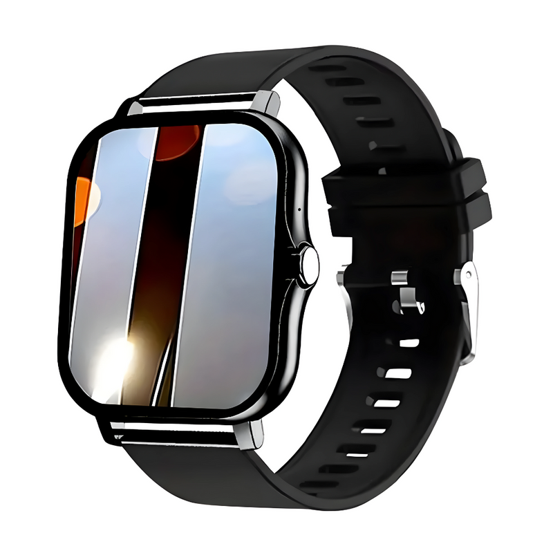 VitalTrack Health Monitor Smartwatch-Black-State of Style