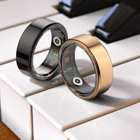 VitaRing Titanium Health Tracker Ring-Black-18.1mm-State of Style