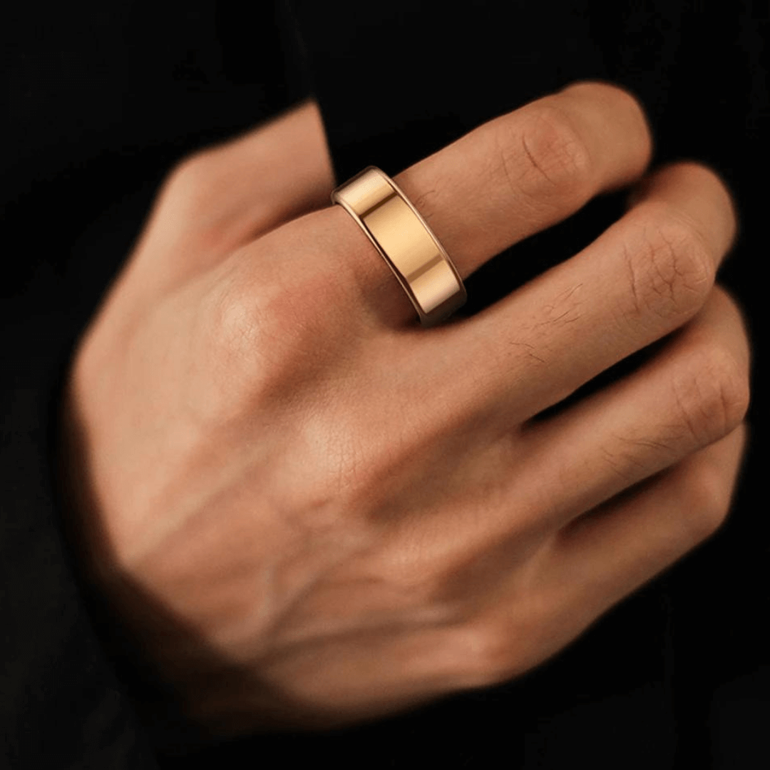 VitaRing Titanium Health Tracker Ring-Black-18.1mm-State of Style