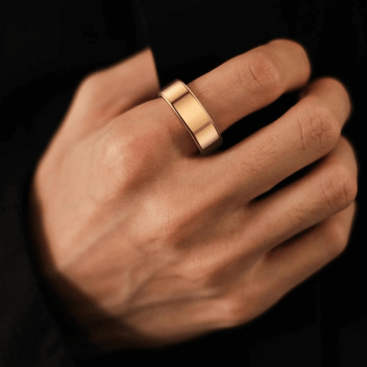 VitaRing Titanium Health Tracker Ring-Black-18.1mm-State of Style