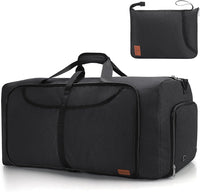 Large Foldable Travel Duffel Bag with Shoe Compartment – Water-Resistant & Durable