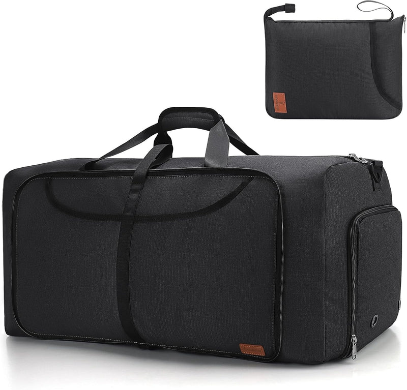 Large Foldable Travel Duffel Bag with Shoe Compartment – Water-Resistant & Durable
