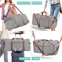 Large Foldable Travel Duffel Bag with Shoe Compartment – Water-Resistant & Durable