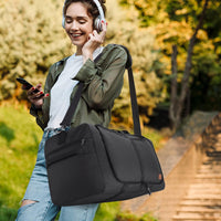 Large Foldable Travel Duffel Bag with Shoe Compartment – Water-Resistant & Durable