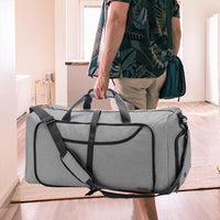 Large Foldable Travel Duffel Bag with Shoe Compartment – Water-Resistant & Durable