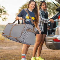 Large Foldable Travel Duffel Bag with Shoe Compartment – Water-Resistant & Durable
