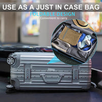Large Foldable Travel Duffle Bag with Shoe Compartment – Waterproof & Lightweight