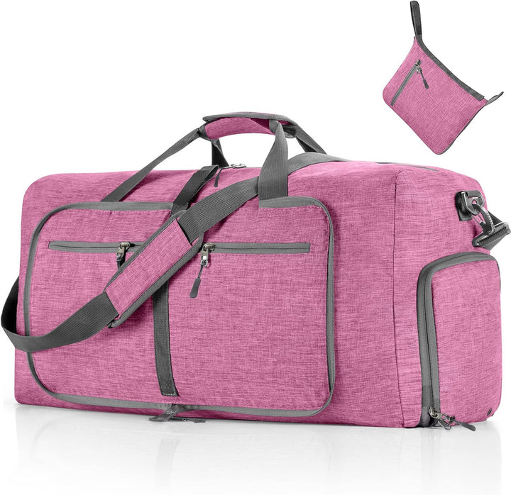 Large Foldable Travel Duffle Bag with Shoe Compartment – Waterproof & Lightweight