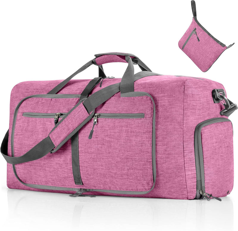 Large Foldable Travel Duffle Bag with Shoe Compartment – Waterproof & Lightweight