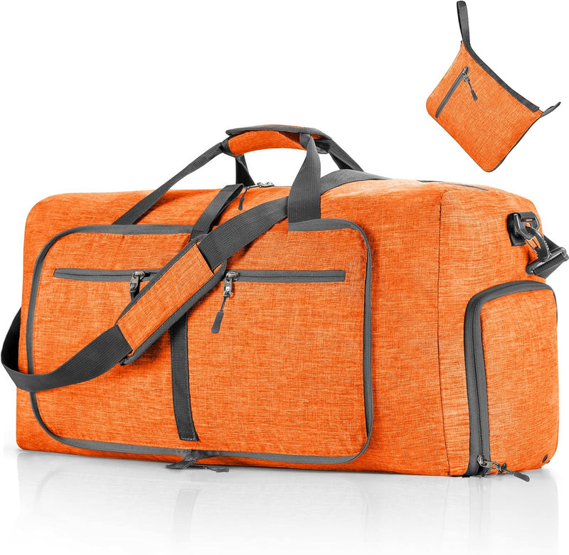 Large Foldable Travel Duffle Bag with Shoe Compartment – Waterproof & Lightweight
