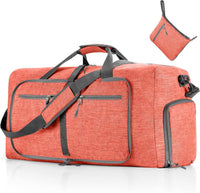 Large Foldable Travel Duffle Bag with Shoe Compartment – Waterproof & Lightweight