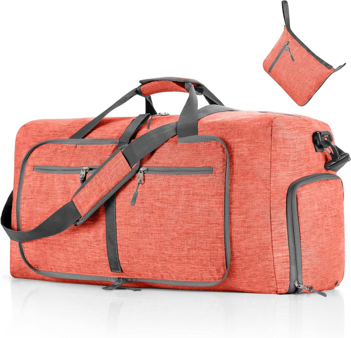 Large Foldable Travel Duffle Bag with Shoe Compartment – Waterproof & Lightweight