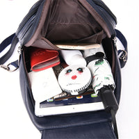Premium Water-Resistant Leather Backpack for Women