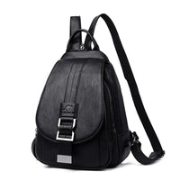 Premium Water-Resistant Leather Backpack for Women