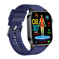 Smartwatch with ECG, Blood Sugar and Blood Pressure Monitoring - HealthSync